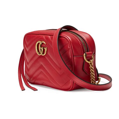 gucci red marmont bag small|gucci denim marmont bag.